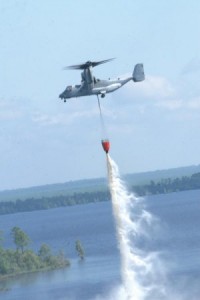 Osprey fire fighting